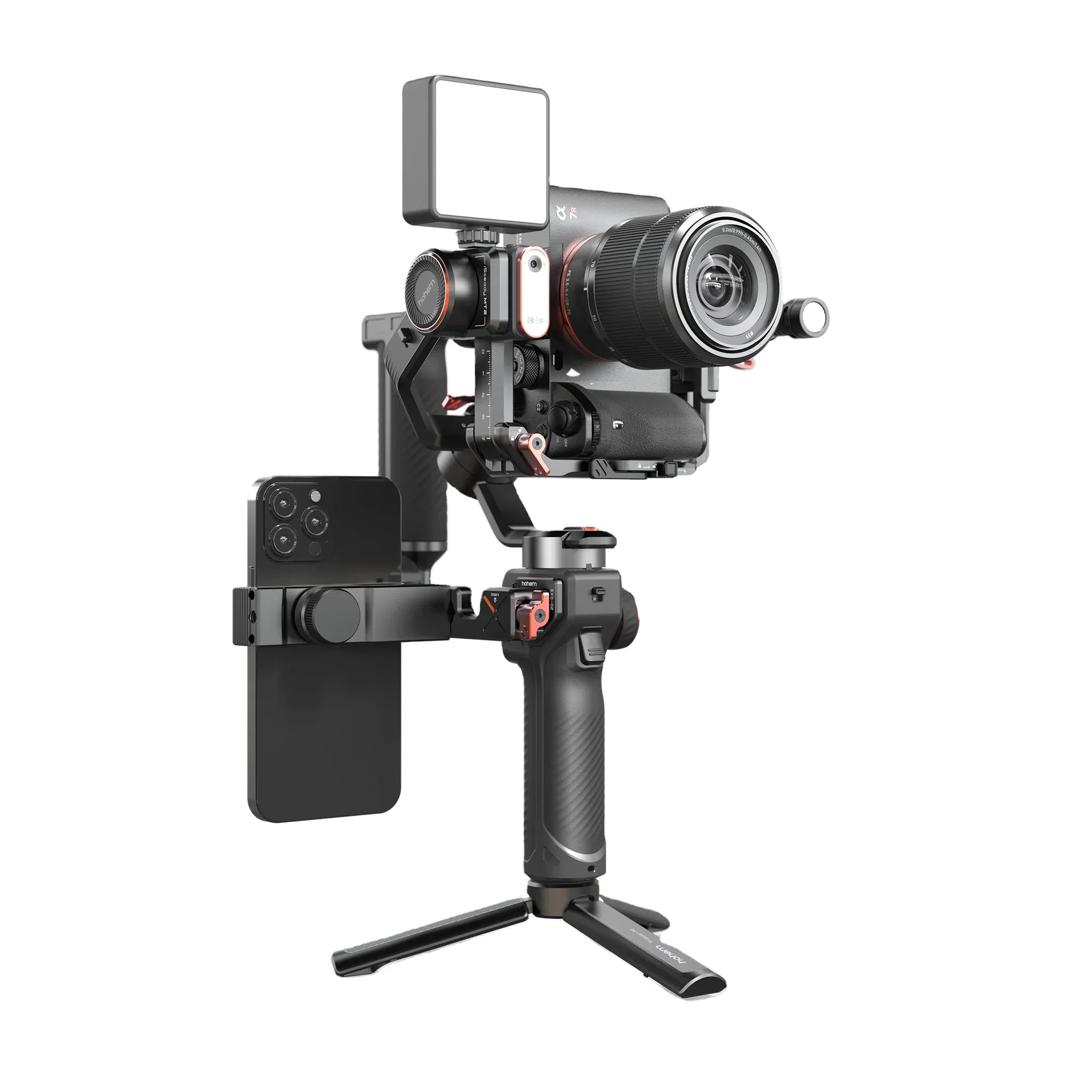 Подвес для камеры Hohem iSteady MT2 2025 Профессиональный ортогональный 3-осевой стабилизатор камеры с алгоритмом iSteady 7,0 с защитой от сотрясений