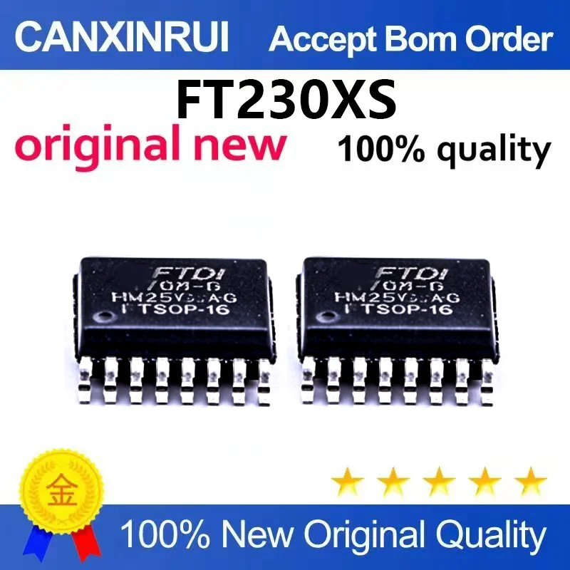 (5pcs-100pcs)Brand new original FT230XS-R SMT SSOP-16 controller USB to basic serial UART interface