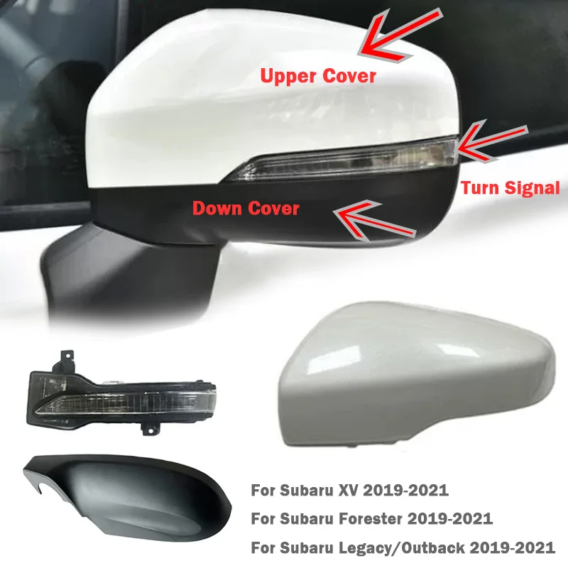 

Outside mirror Cover Rearview Door Side Mirror Cap Lid For Subaru Forester SJ/XV/Legacy/Outback 2019-2022