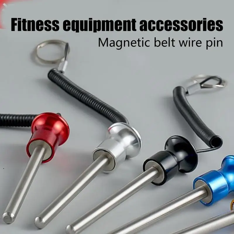 

Weight Machine Pin Heavy Duty Magnetic Gym Pin Replacement Parts Locking Pull Latch Home Gym Accessories Fitness Equipment Parts