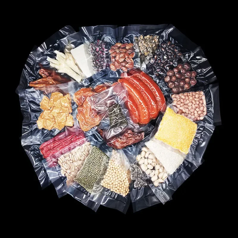 Пакеты для вакуумной упаковки пищевых продуктов, 20/28x60 см, 1 рулон