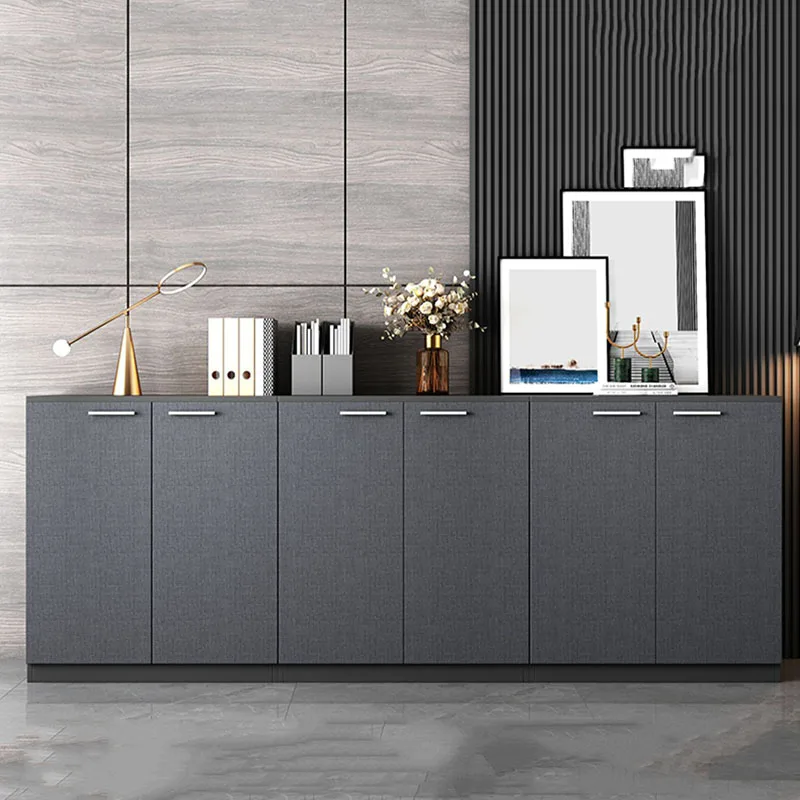 Display Doors Filing Cabinet Designer Modern Side Compact Low Office Cupboards Organizer Rangement Armoires De Salon Furniture