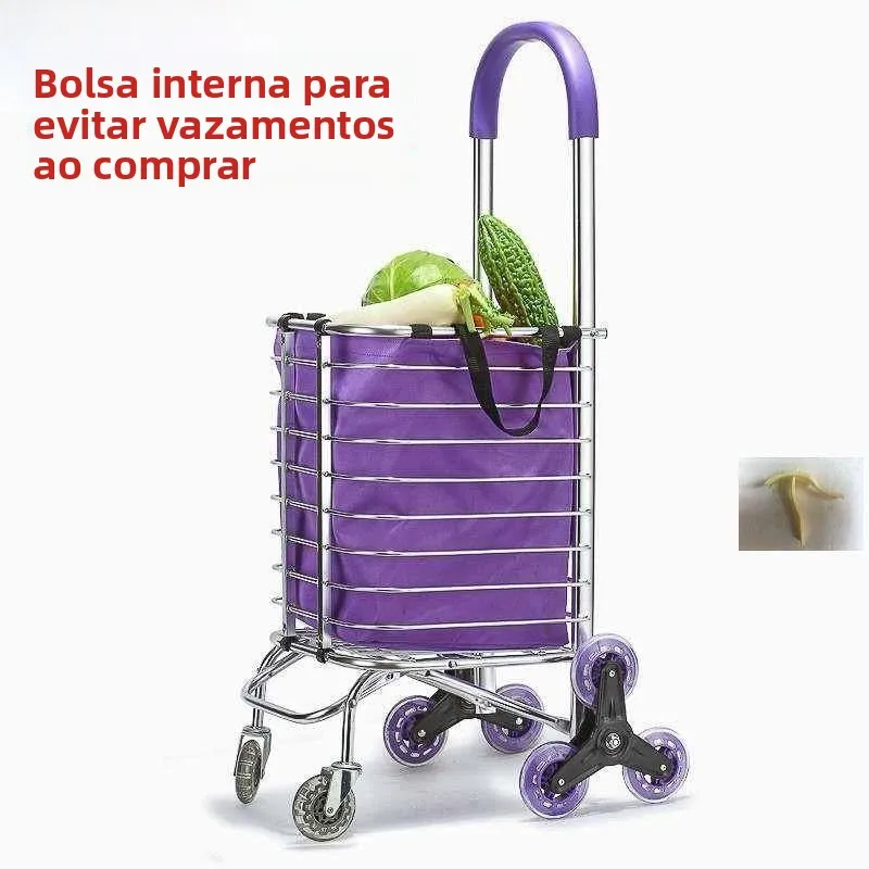 detachable-waterproof-oxford-cloth-inner-bag-shopping-cart-stainless-steel-small-trolley-with-cover-for-vegetable-shopping