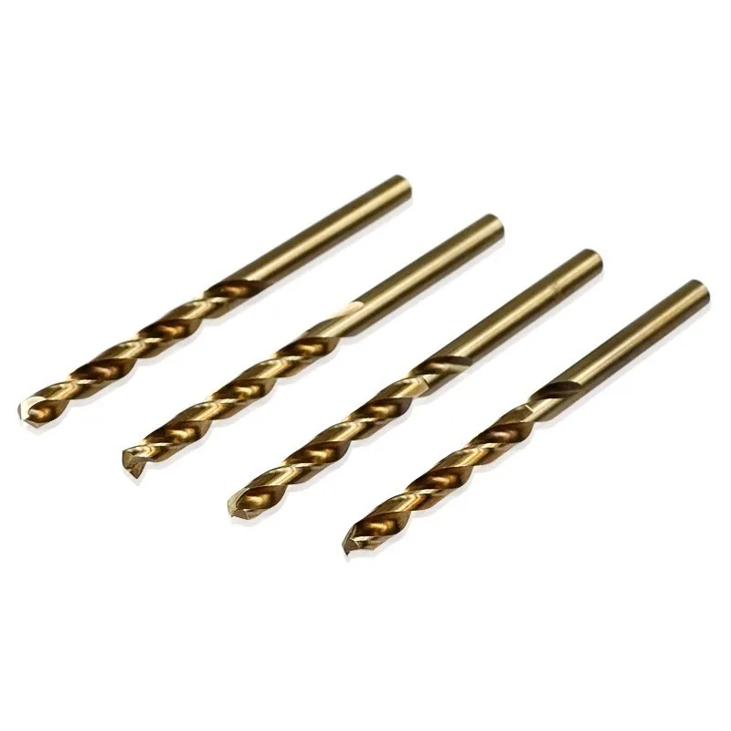 Punta da trapano 1.0-13mm HSS M2 punta da trapano elicoidale rivestita in cobalto taglierina per fori in legno/metallo punta da trapano per pistola con gambo tondo strumenti per la lavorazione del legno 1 pz