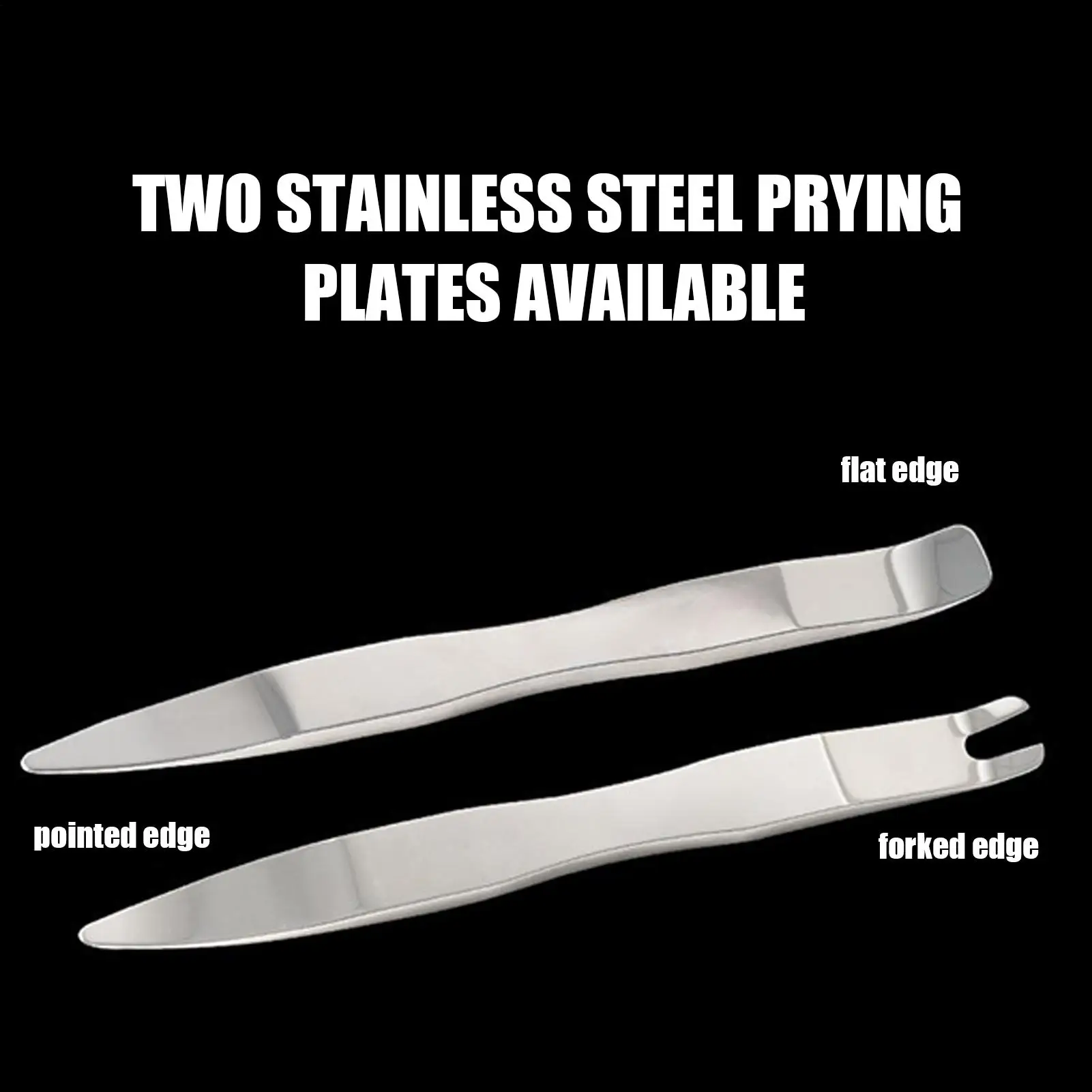 Car stainless steel pry bar Metal Pry Tool MultiPurpose Compact Puller Steel Pry Bar Scraper for Workshop Automotive Maintenance