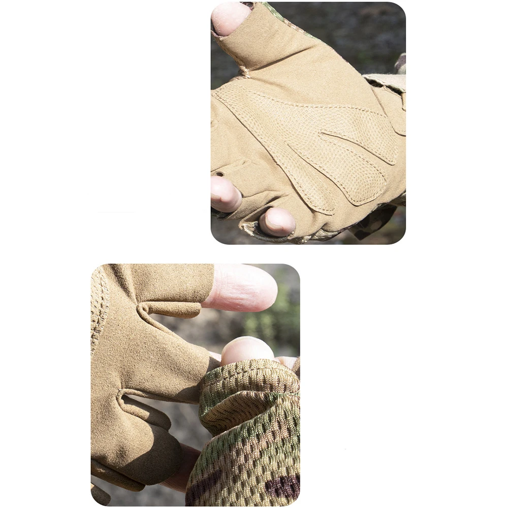 Taktische Touchscreen-Vollfingerhandschuhe für Herren, kompatibel mit Kampfschießen, Jagd, Outdoor-Sport, Arbeit, Fäustlinge – Detail 23