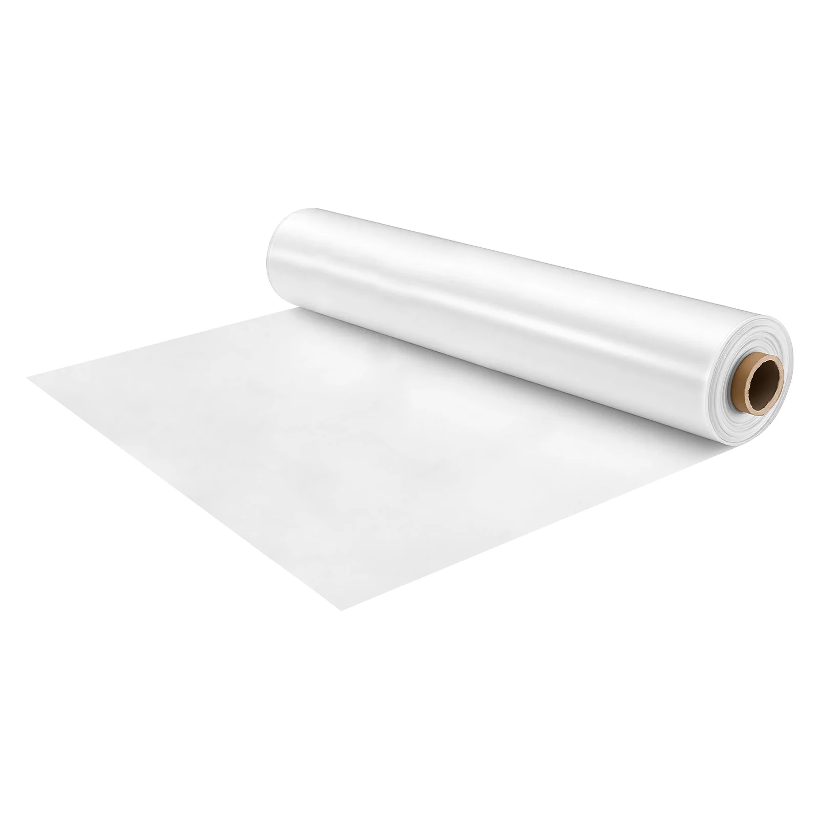VEVOR Greenhouse Plastic Film 12x100FT 6 Mil Clear Polyethylene Sheeting, Heavy Duty Thick Winter Hoop House Cover