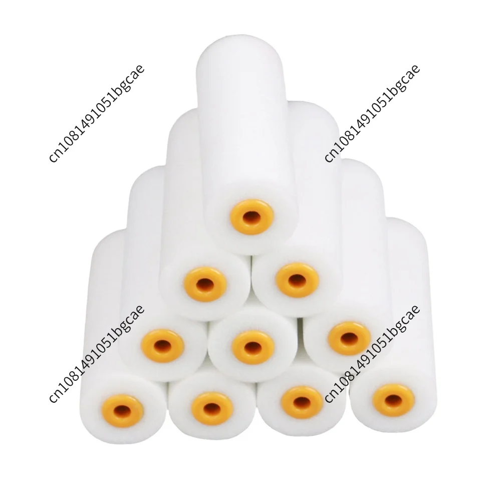10Pcs Art Craft Paint Roller 4 Inch Reusable Graffiti Paint Roller No Lint Shedding for Walls Cabinets Doors House Painting