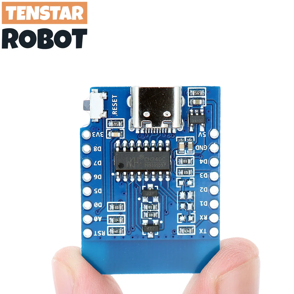 TENSTAR 3 قطعة D1 Mini TYPE-C USB إنترنت الأشياء تطوير صغير ESP8266 ESP-12F CH340 WIFI مجلس التنمية #3