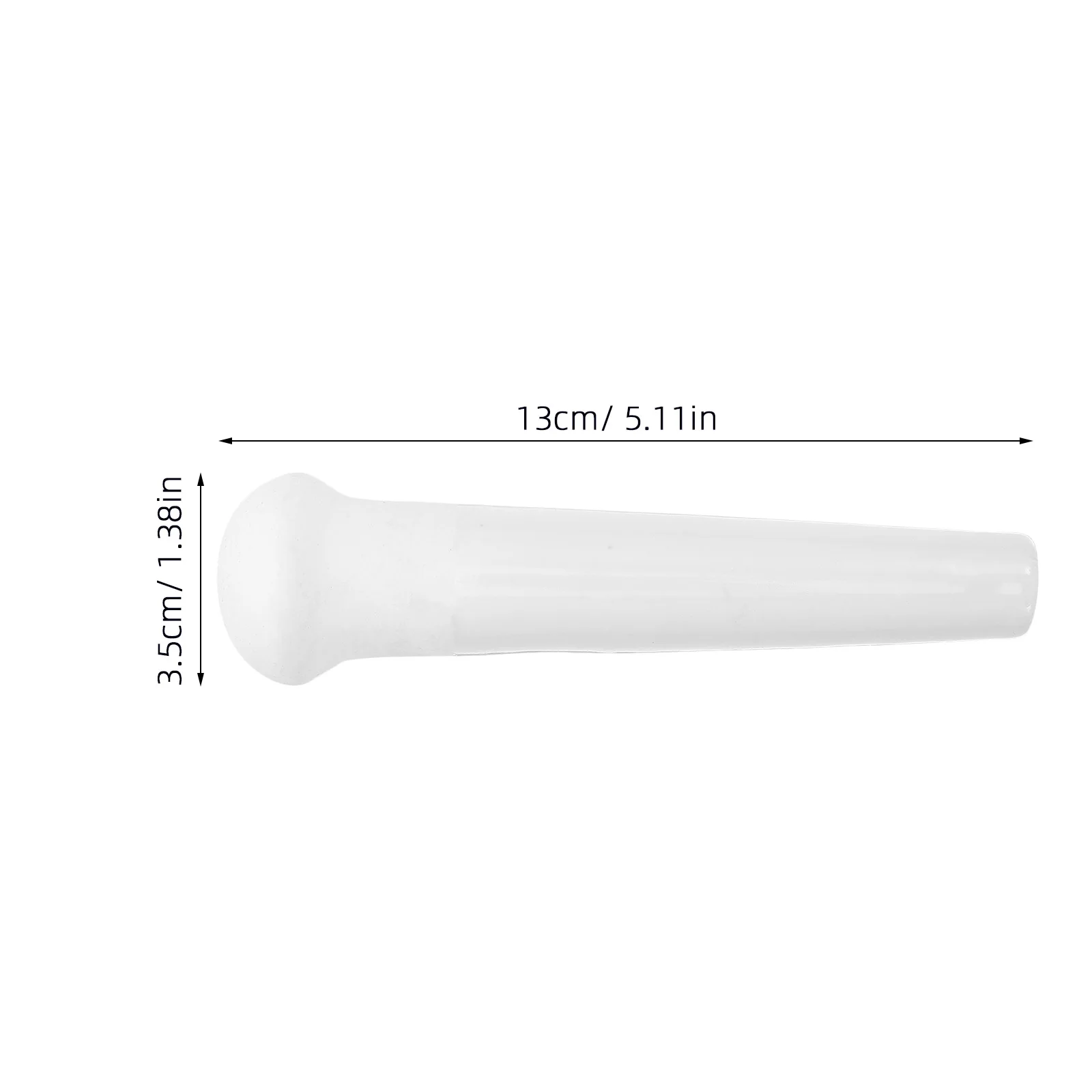 4 قطع من قضيب مدقة طحن السيراميك للفنانين، سطح أملس، تصميم مريح مثالي لطلاء الزيت بالألوان المائية مولر