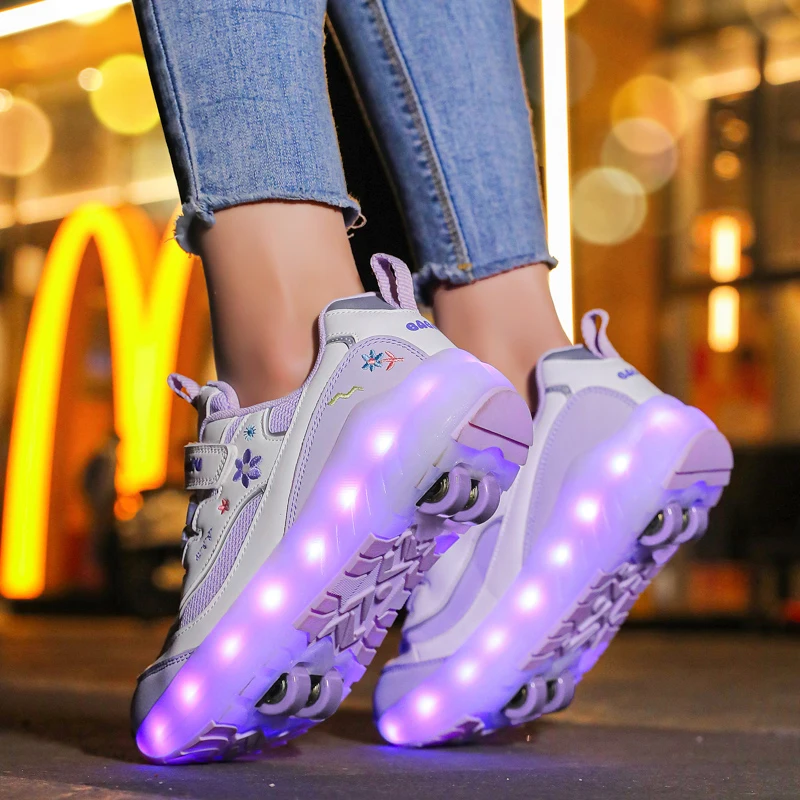 

4-wheel retractable verified by market, non-slip sole safe in rainy days