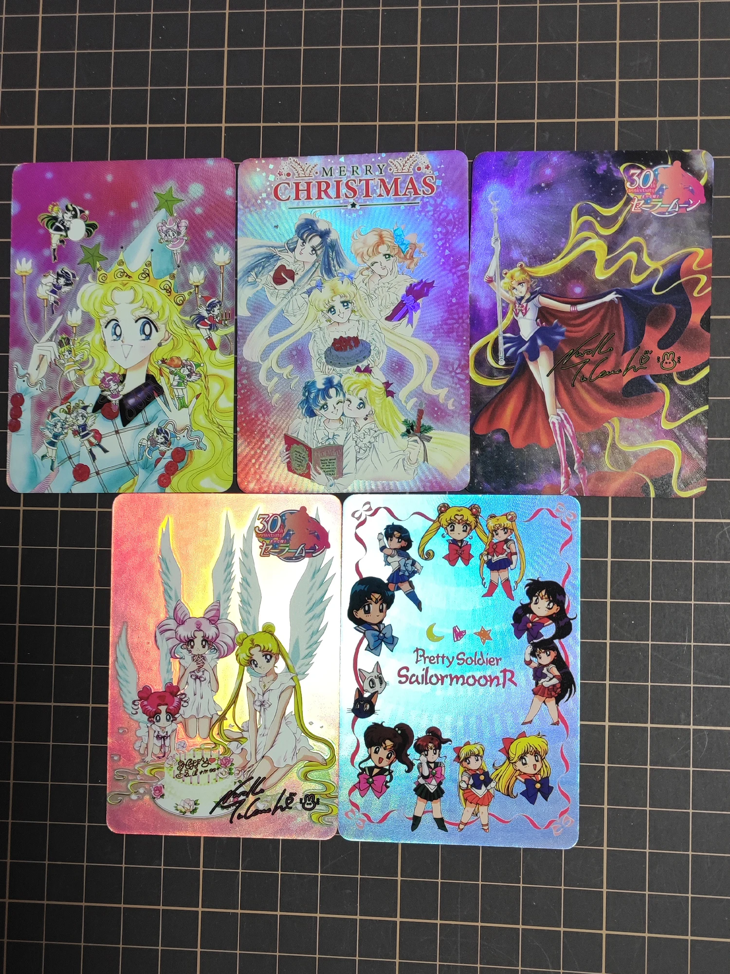 بطاقات فلاش تذذبية ذاتية الصنع على شكل قمر بحار يمكنك صنعها بنفسك، بطاقات فلاش مطوية بريق الضوء. ضوء النجوم ومضات أنيمي لعبة هدية الكرتون #1