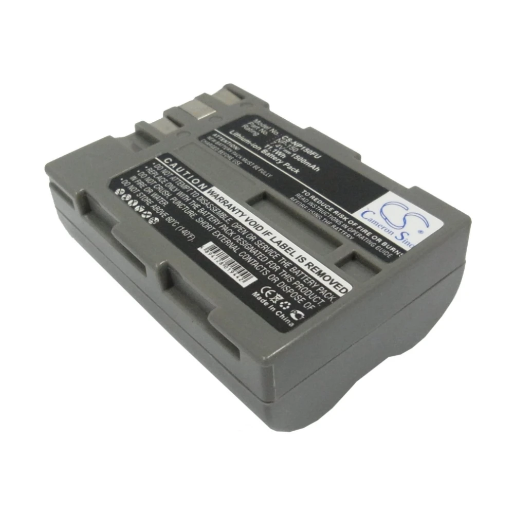 

Li-ion Camera Battery for Fujifilm, 7.4V, 1500mAh, Compatible Models: BC-150, FinePix S5 pro, IS Pro