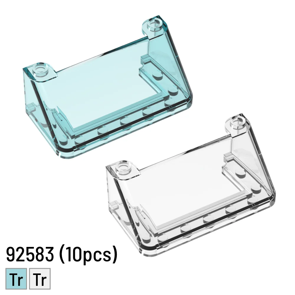 

10 шт., Детский конструктор ветровое стекло 92583 / 39891