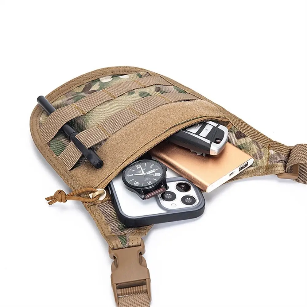 Anti Theft Bag Concealed Agent Wallet Waterproof Molle Pouch Stealth Crossbody Bag Storage Bag Breathable Underarm Shoulder Bag