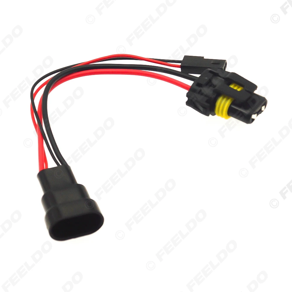 5Pcs 9005 To 5500 Bi-Xenon Solenoid Magnetic Hi/Lo Adapter Splitter Wires Compatible With Car HeadLight Projector Lens Retrofit