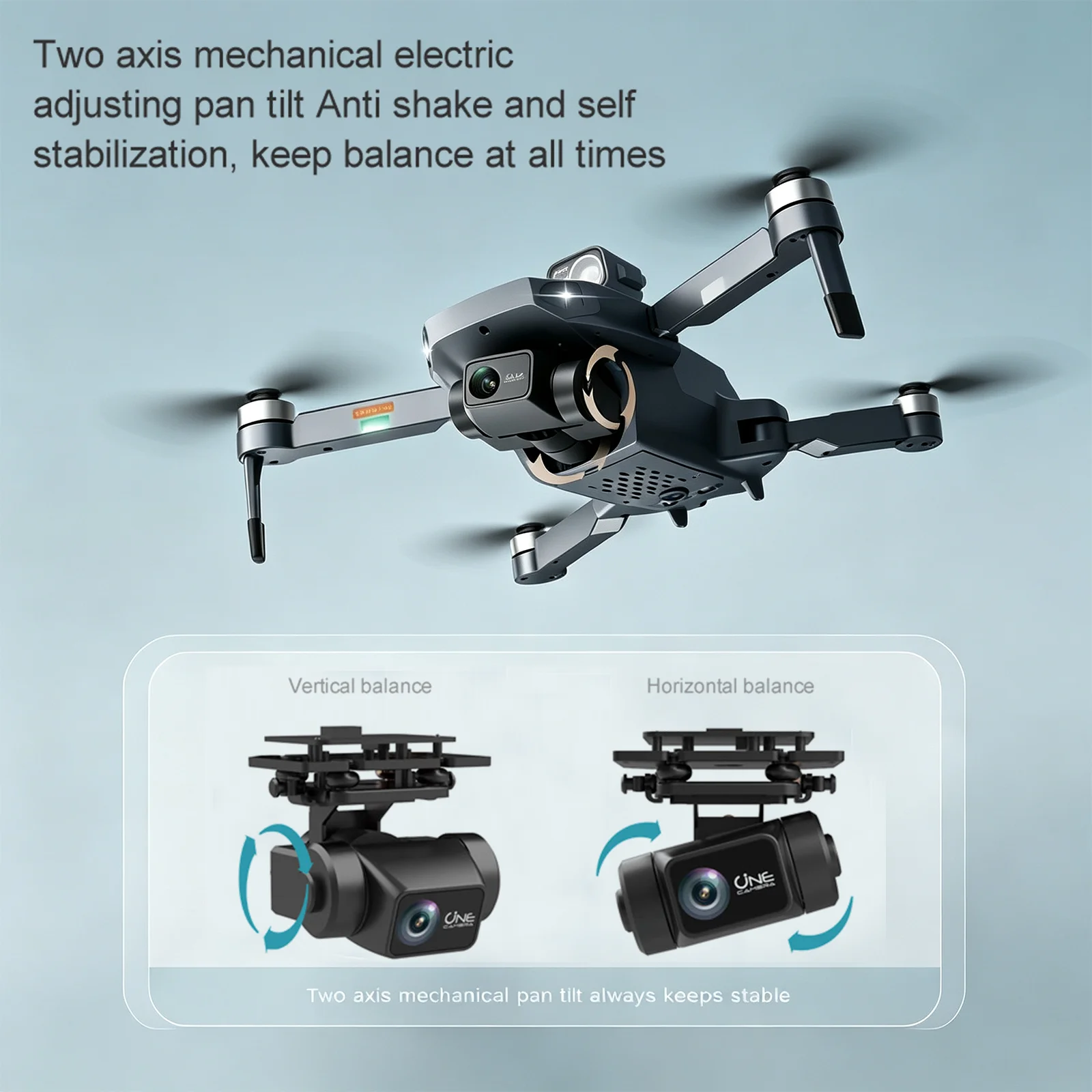 RG101 PRO GPS Drone 4k Professional HD Camera UAV 2-Axis Gimbal Laser Obstacle Avoidance 5G WIFI Brushless Foldable Quadcopter