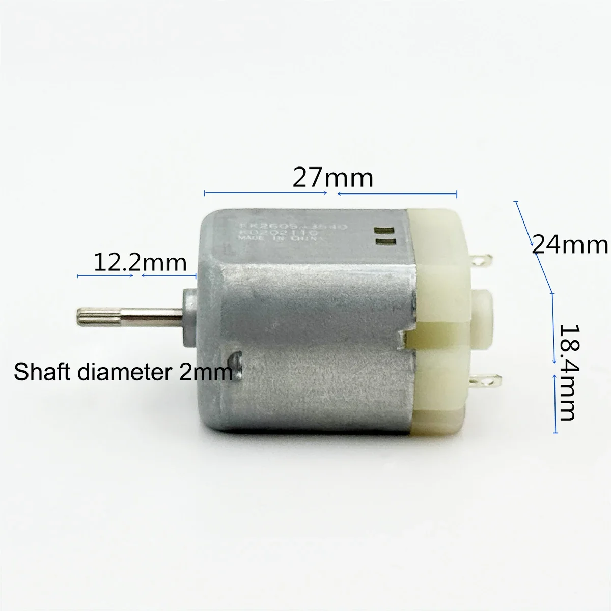 MABUCHI 260 Motor DC 3V 3.7V 19000RPM Strong Magnetic Carbon Brush 260 Flat Motor For Electronic Toys Car Ship Model