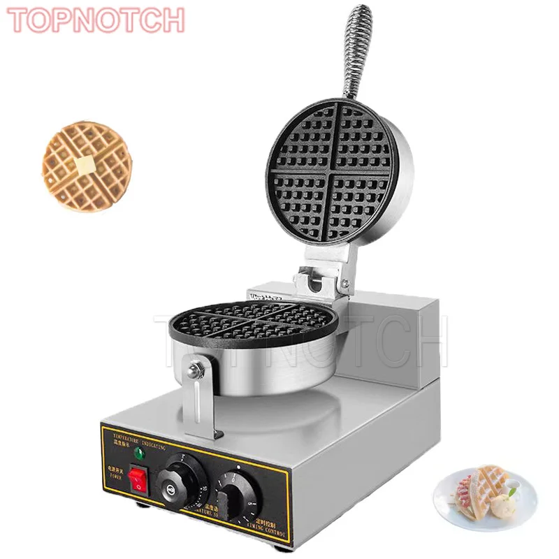 

Commercial Waffle Maker Machine Waffle Iron Baker Non Stick Baking Iron Plate Cake Oven Waffle Cone Machine Waffle Toaster