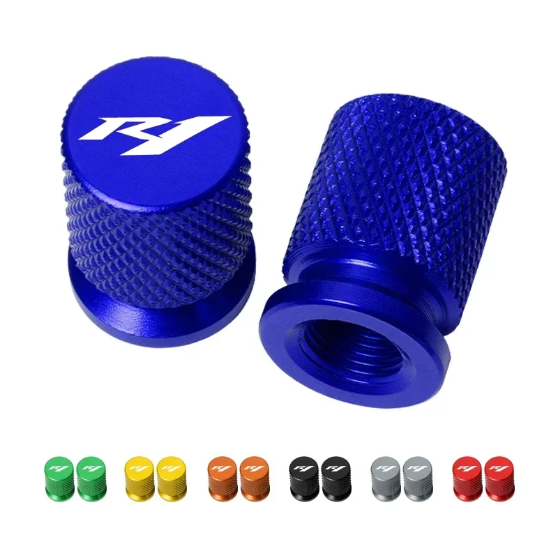 New For Yamaha YZFR1 YZF-R1 YZF R1/R1M/R1S 2014-2024 2025 Motorcycle Accessories Wheel Tire Valve Stem Caps CNC Airtight Cover