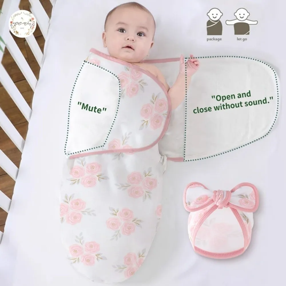 

Одеяло с бантом, комплект шляп, мягкая ткань, одеяло для фотосъемки новорожденных с цветком, регулируемая пленка, легкий материал