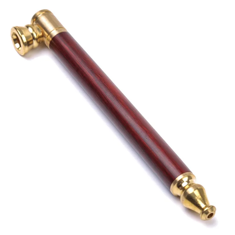 Wooden cigarette holder filter Rhinoceros horn rosewood Metal rod Filter oil fumes Pure wood high-end gift