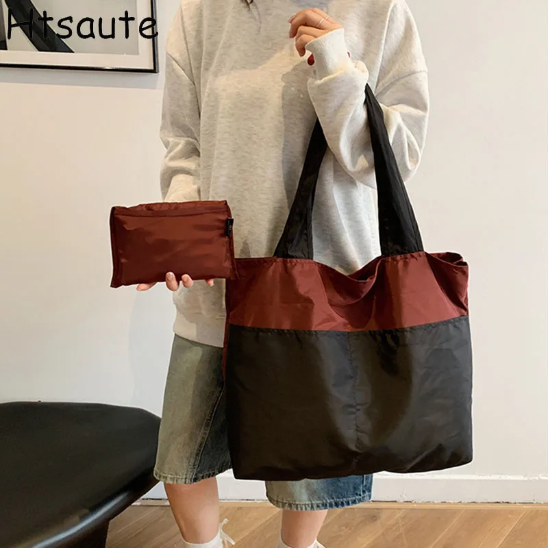 shopping-bags-large-capacity-grocery-totes-with-zipper-washable-reusable-simple-handbag-outdoor-heavy-duty-new-fashion-bag