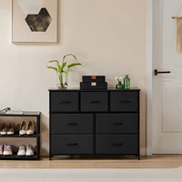 JHK Desser For Bedroom With 7 Fabric Drawers Organizer Storage Closet Chest Clothes For Living Room Display Cabinet Of Furniture 2