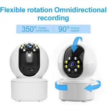 Security camera 1 set durable 360 ​​degree rotation easy installation motion detection surveillance camera for shop
