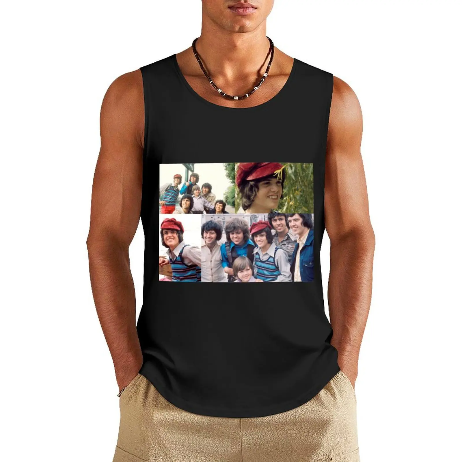 Los Osmonds, Alan, wayne, Jay, Jimmy, Merrill, Wayne, Donny Tank Top ropa de gimnasia Ropa de gimnasio Top