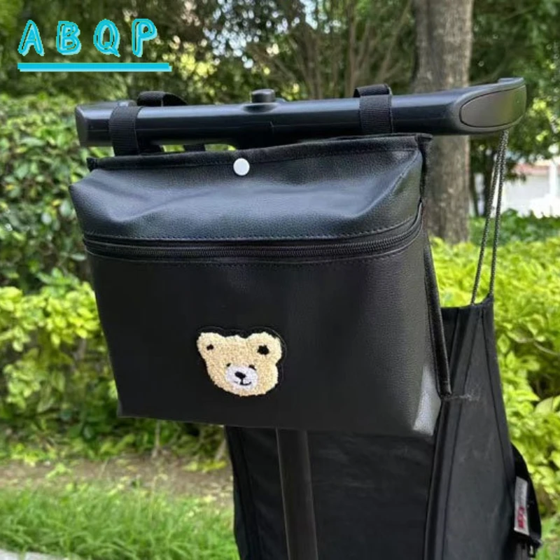 Baby Stroller Hanging Bag Cartoon Baby Stroller Bag Large Capacity Fashionable Baby Stroller Diaper Storage Bag Multi-function