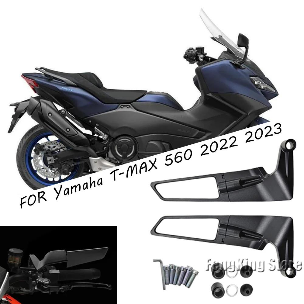 

For Yamaha T-MAX 560 2022 2023 motorcycle accessories rearview mirror wind wing side rear view reversing