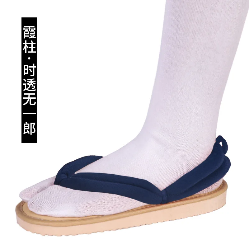 1 Paar Anime Kindspion Kalligrafie Tanjiro Nezuko Zenitsu Giyu Shinobu Kyoujuro Muichiro Mitsuri Sandalen Geta Klompen Flip Flops