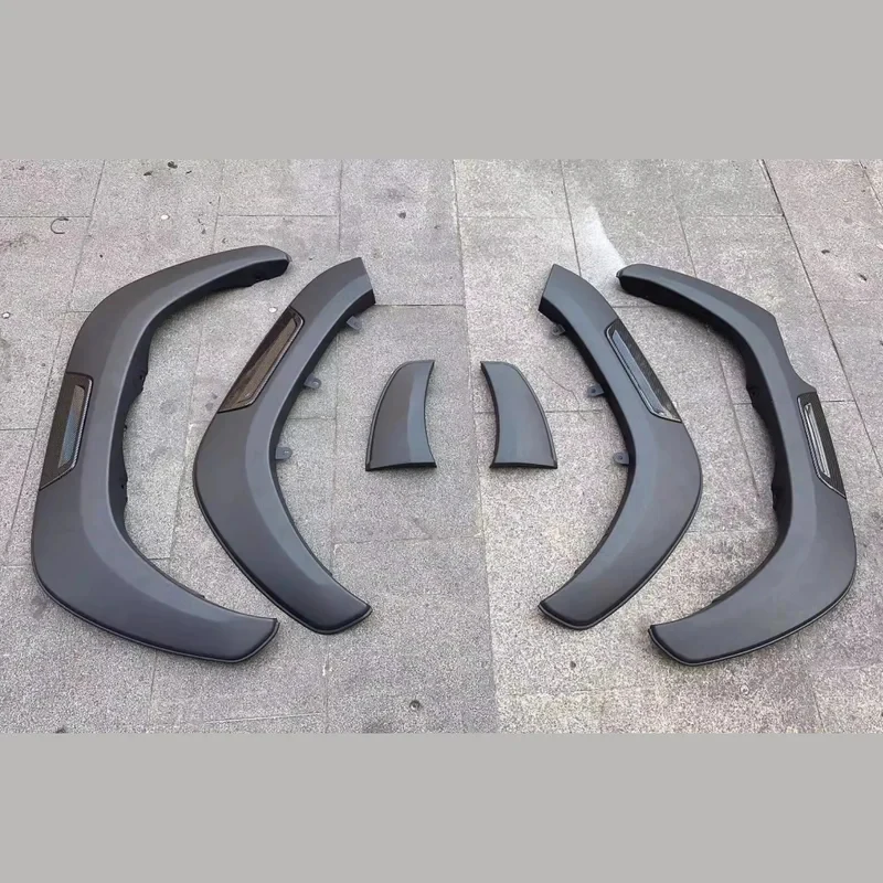 Carbon Fiber Pattern Fender Flares Wheel Eyebrow Guard For Hilux REVO 2015-2025