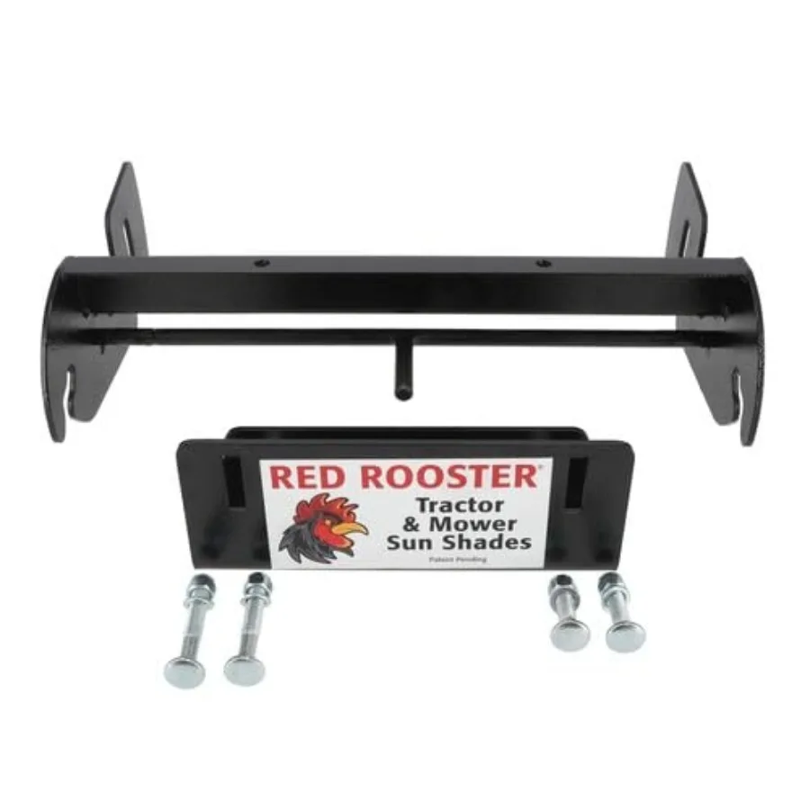 Red Rooster Tractor Mower Sun Shade Canopy - Mounting Clamp Support