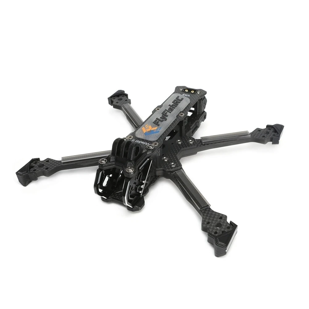 FlyFishRC Volador II VX5 V2 5inch FPV Freeform T700 Frame Kit is compatible with DJI O3 air units for use  FPV RC racing drone