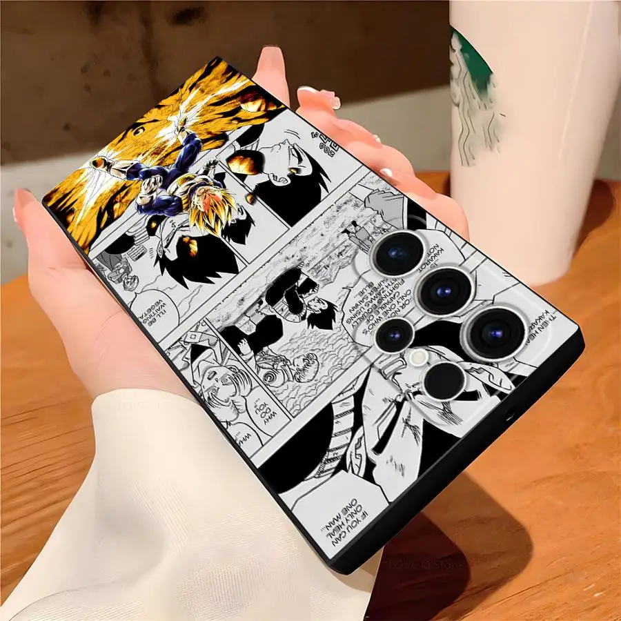 Dragon Ball Goku Manga Son Gohan Black Soft Phone Cover Case for Samsung Galaxy S23 Ultra S20 S24 Plus S25 Edge S21 FE - view 3