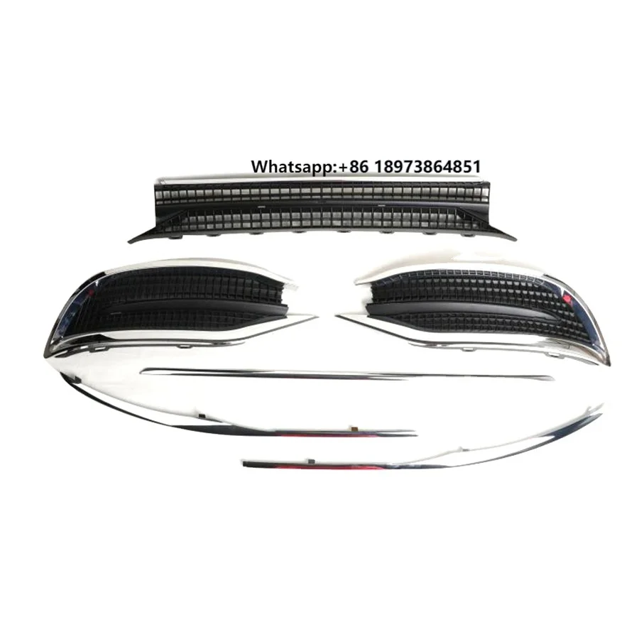 

Automobiles Exterior Body Kit For S Class W222 S63 S65 MAY Style Car Front Bumper Grille Parts Plating Trim