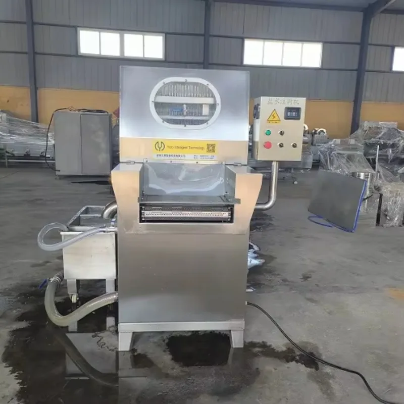 Commercial Food Brine Inject Turkey Meat Salt Water Injector Saline Inject Machine Meat Processing Brine Saline Water Injector
