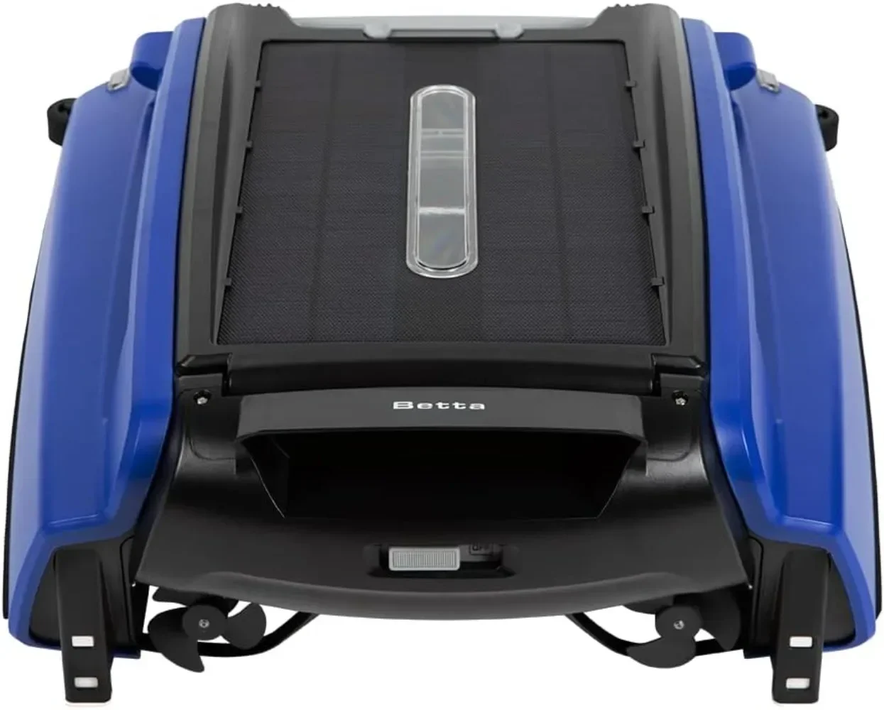 Solar Powered Automatic Robotic Pool Skimmer Cleaner with 30-Hour Continuous Cleaning Battery Power