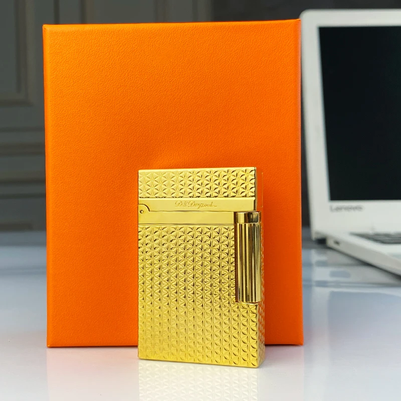 

New commemorative edition single and double flame luxury lighter Ping Sound natural paint cigarette smoking butane lighter 16001