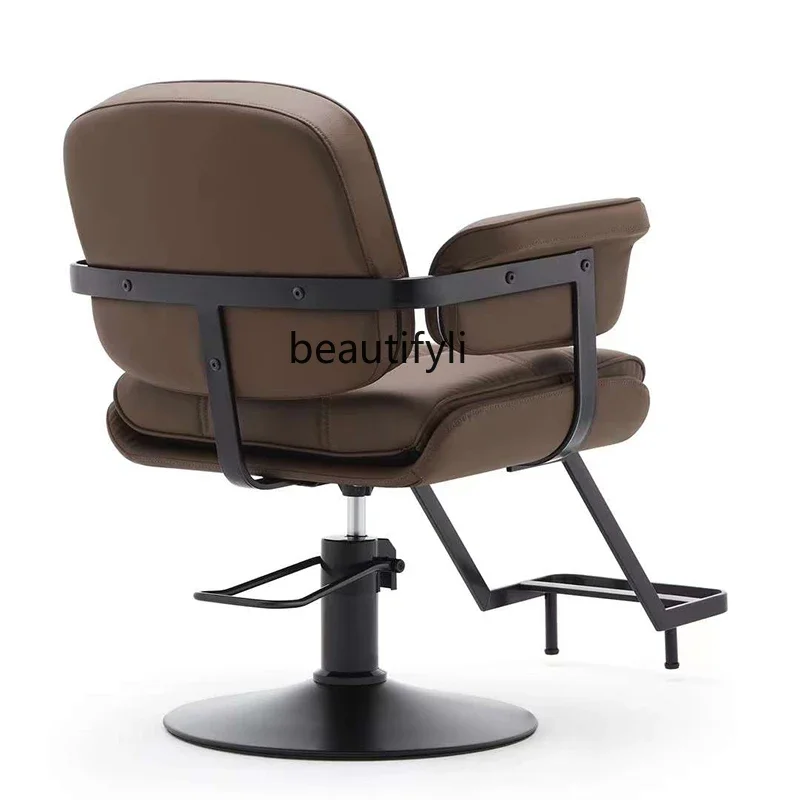 Barber shop hair salon hair salon hair cutting chair lifting rotating perm and dyeing seat