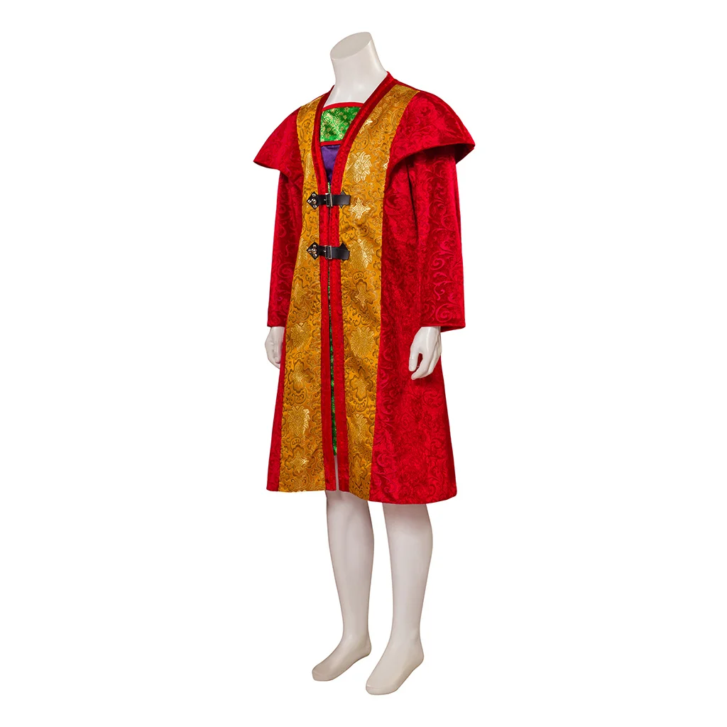 Miracle Workers Craig Bog Season 3 Prince Cosplay Red Jacket Medieval Roman Prince Red Dress Outfits Halloween Costumes