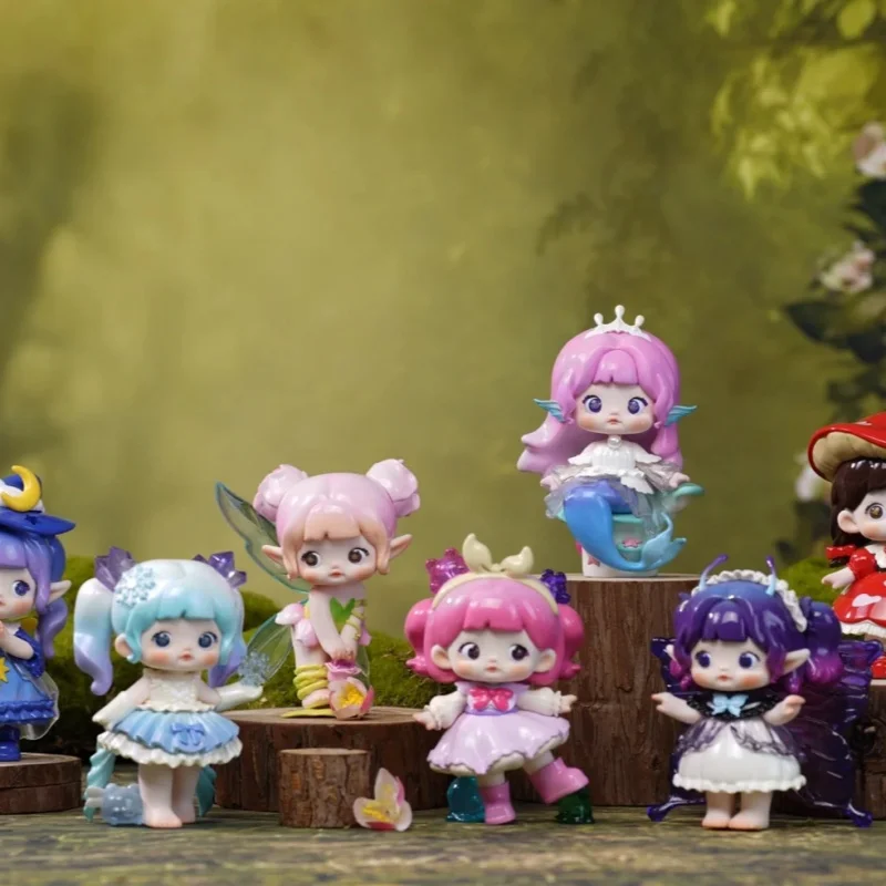 

Подлинная серия Nommi The Nommi Little World, слепая коробка, переплетенная мини-кукла для декора стола, детский модный специальный подарок