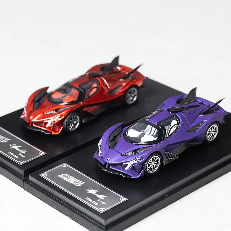 

Diecast DemonKingAuto 1:64 Scale Apollo EVO Supercar Alloy Car Model Collectible Toy Gift Souvenir Display Ornament