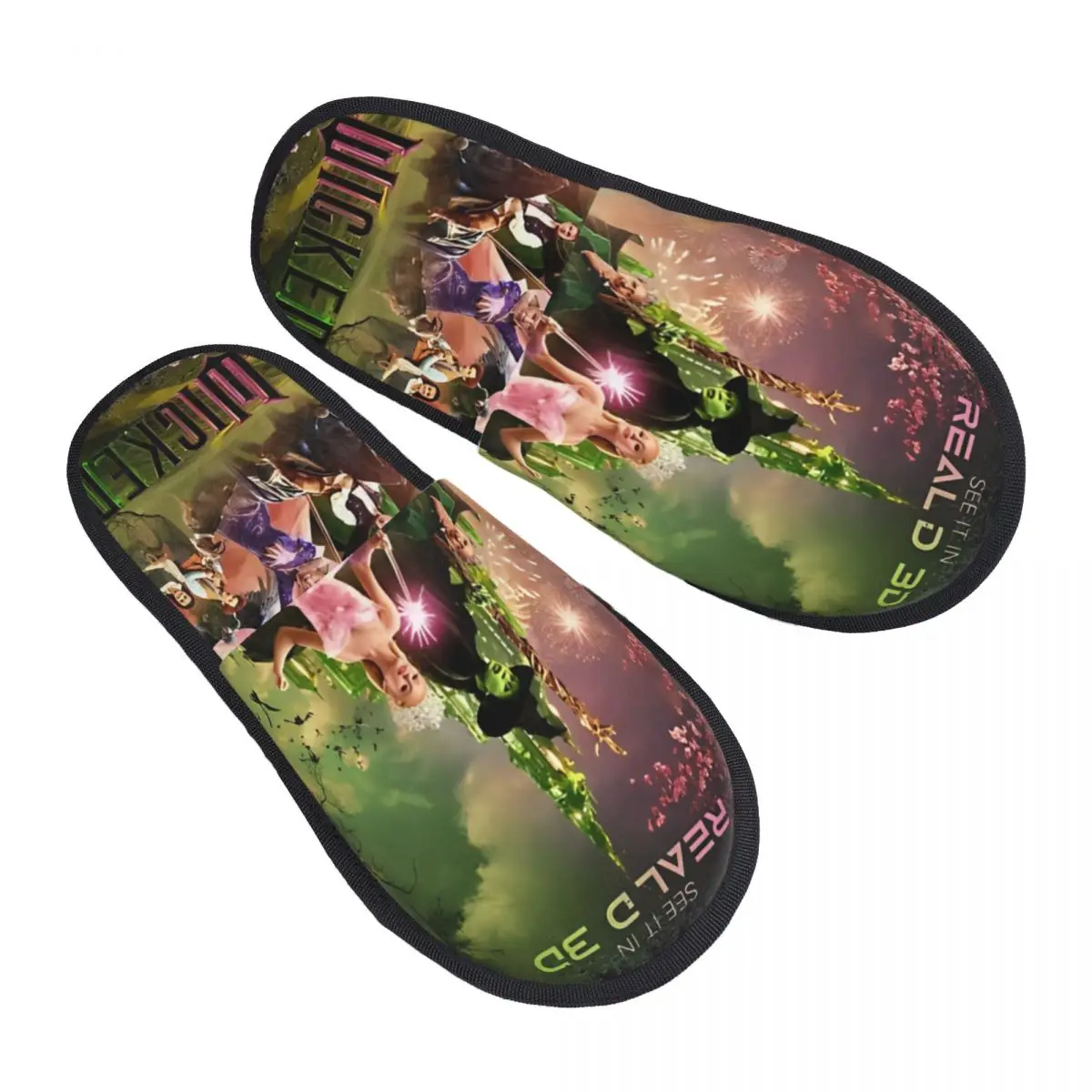 

Зимние домашние хлопковые тапочки Wicked Merch, домашние меховые тапочки, шлепанцы для гостиной, мягкие нескользящие шлепанцы