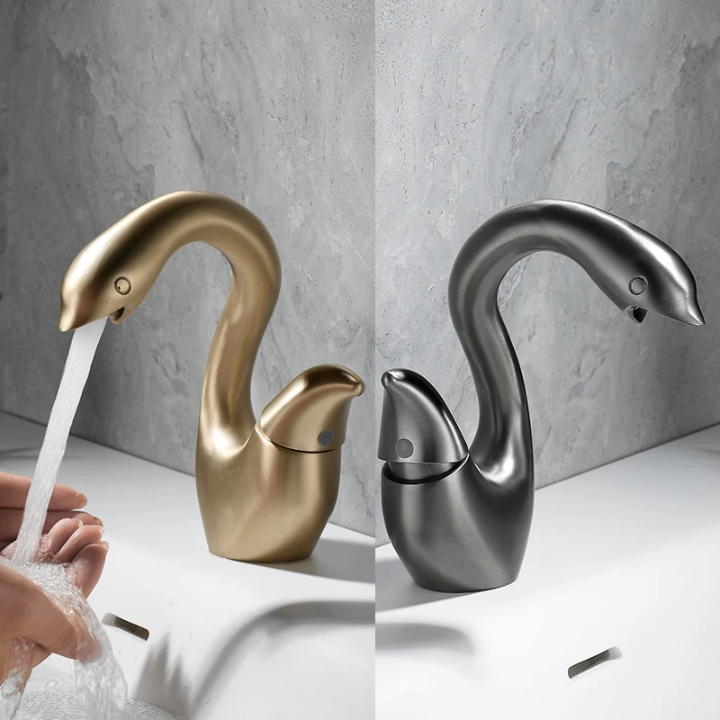 

Бессвинцовый латунный смеситель для раковины, современный смеситель для раковины в ванной комнате, смеситель для холодной и горячей воды, настенный смеситель для ванной комнаты