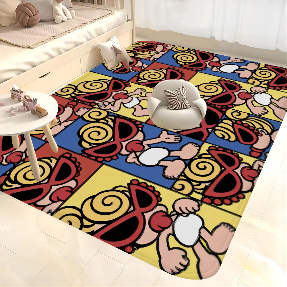 Japan Fashion Hysteric Mini Hallway Carpet Non-Slip Laundry Room Mat Laundry Decor Balcony Child Living Room Bedside Area Rugs