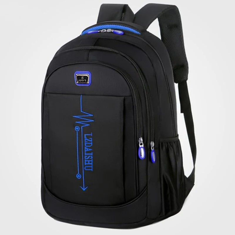 

Business Casual Backpack for Men, Laptop Bag, Large Capacity Travel Bag, Student Schoolbag, Korean Version Student Backpack Zip