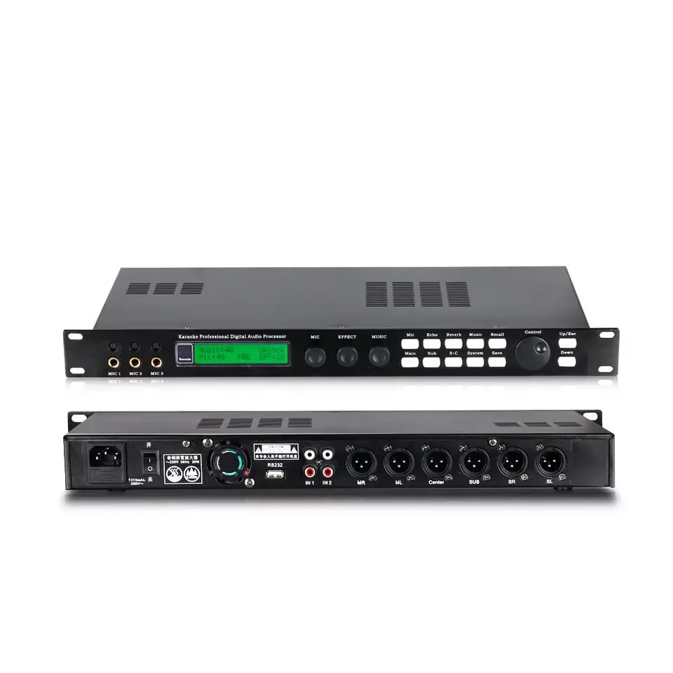 

Stage Karaoke Professional Digital Audio Processor with 2Bit DataBus and 32Bit DSP.